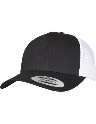 FLE-6506T-5-Panel Retro Trucker 2-Tone Cap